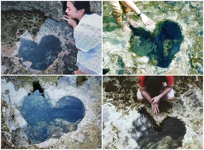 3.Giới trẻ thi nhau tìm hố nước hình trái tim ở hang Rái - Ninh Thuận1