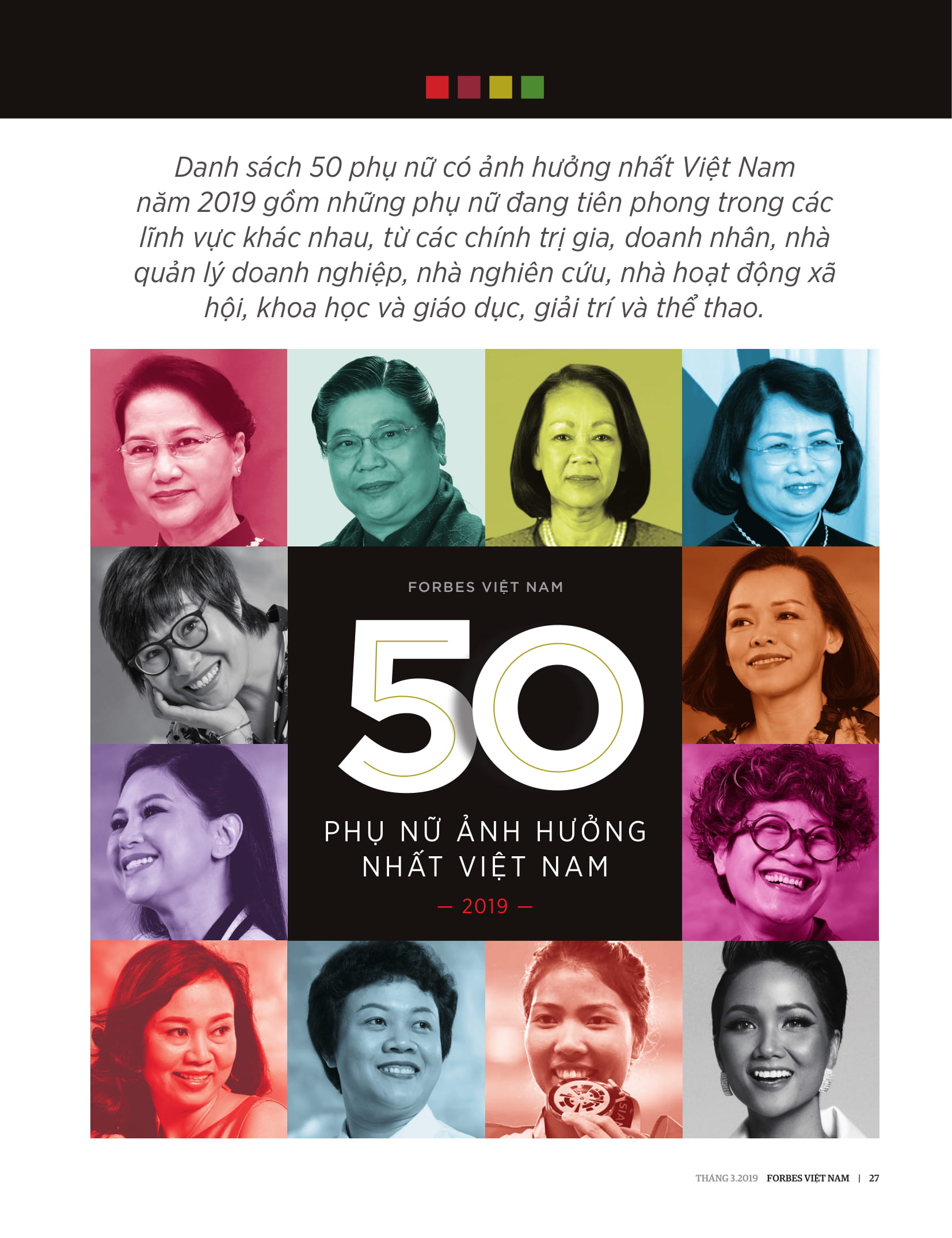 50 nguoi phu nu anh huong nhat viet nam 2019