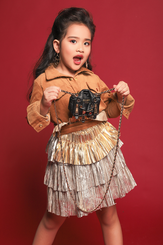 Sau những lần được biểu diễn cùng các hoa hậu, siêu mẫu tại Asian Kids Fashion Week, cô bé đã nuôi ước mơ trở thành hoa hậu và rất thần tượng cô Trần Tiểu Vy.