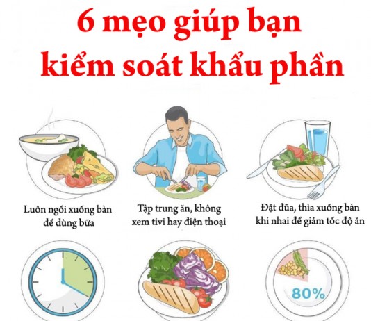 6 mẹo giúp bạn không ăn quá nhiều so với quy định