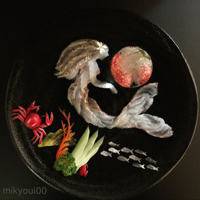 4.Người đàn ông Nhật biến sashimi thành tranh 3D đẹp không nỡ ăn13