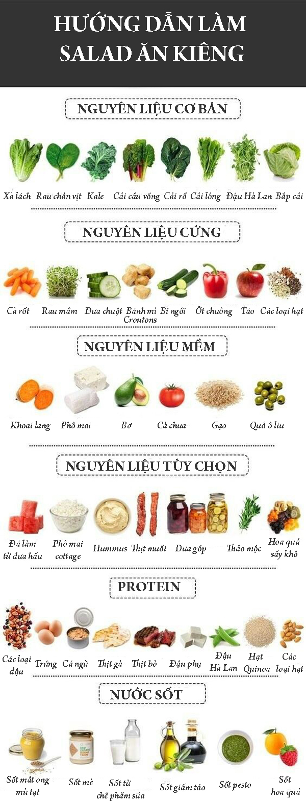 10.Cách làm salad cho chị em ăn kiêng mà vẫn no bụng