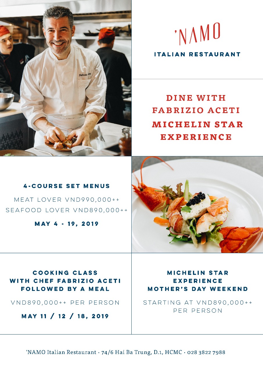 Dine with Fabrizio Aceti - Michelin Experience