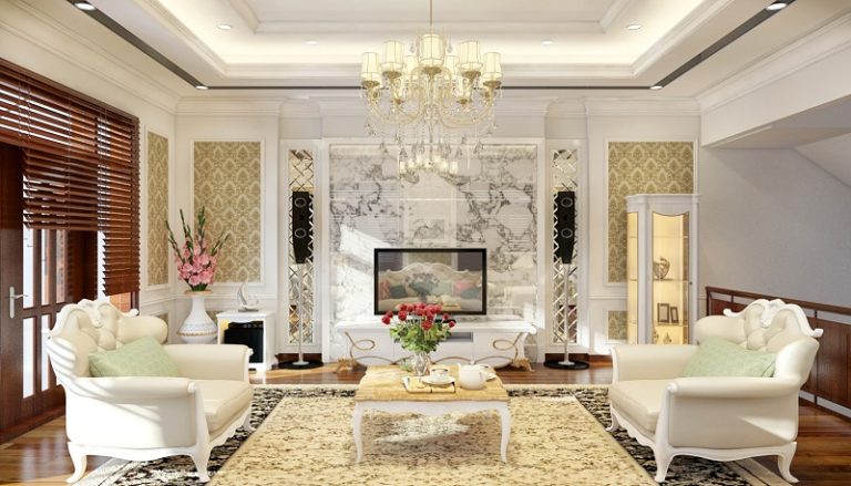 Phong cách tân cổ điển Châu Âu luôn được các gia chủ ưu tiên chú trọng khi trang trí và mua sắm nội thất, đặc biệt đối với phòng khách, mọi khâu còn được chú trọng hơn nữa.