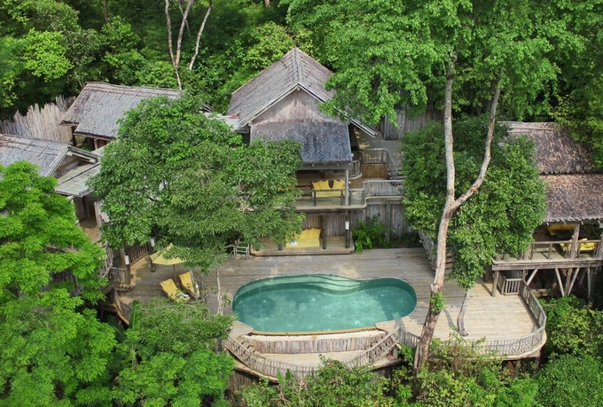9.Resort Thái Lan nơi bạn được phục vụ bữa ăn lơ lửng giữa rừng