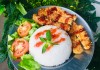 Cơm gà chiên xù sốt teriyaki ngày cuối tuần
