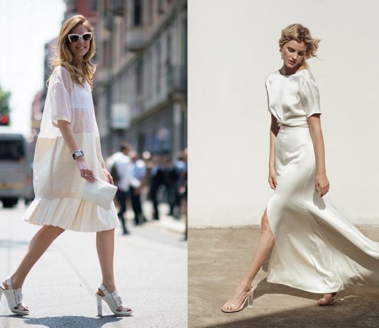 Váy trắng mùa hè cho nàng công sở