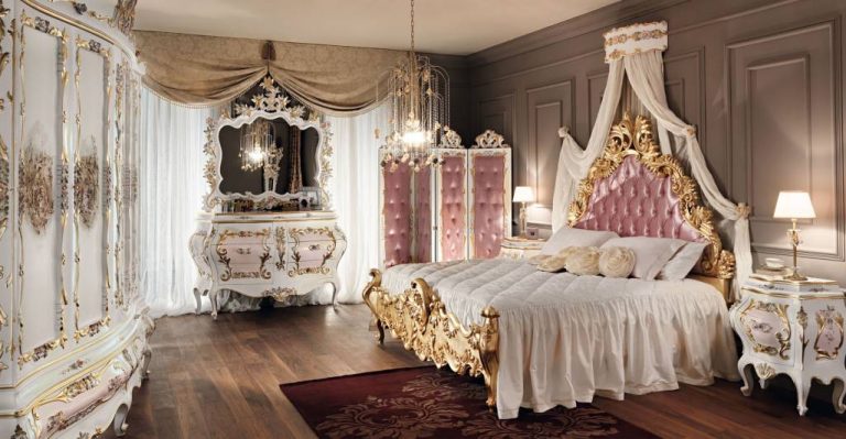Căn phòng lấy cảm hứng từ thiết kế cổ điển phong cách Châu Âu sang trọng, quý tộc.