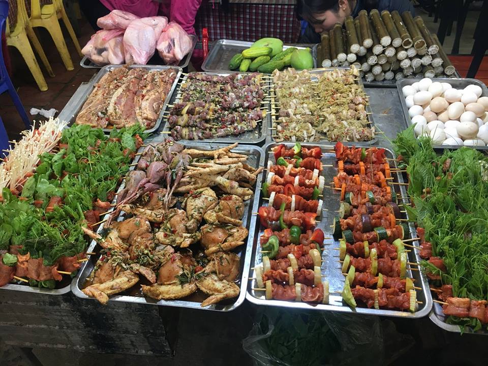 Ẩm thực đa dạng tại chợ đêm Tam Đảo