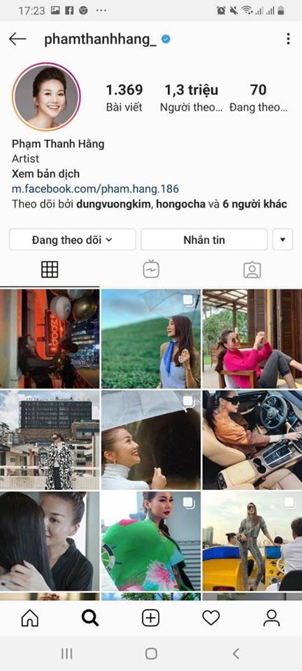 Với sự nỗ lực đổi mới hình ảnh, Thanh Hằng cũng thu về lượt theo dõi khá khủng trên Instagram.