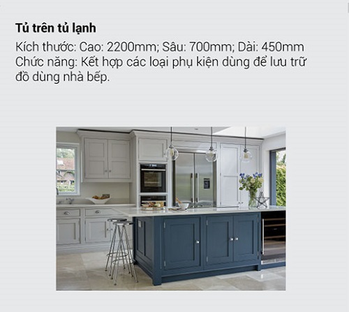 8.10 Kích thước tiêu chuẩn và chức năng chính của tủ bếp mà bạn muốn biết10