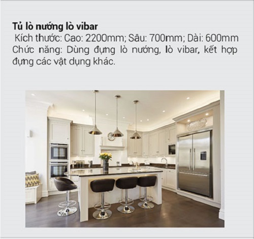 8.10 Kích thước tiêu chuẩn và chức năng chính của tủ bếp mà bạn muốn biết7