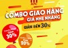 Combo giao hàng KFC – Giá nhẹ nhàng