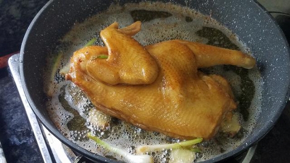 13.Cách làm món gà hấp vàng ươm, thơm ngon ngất ngây5