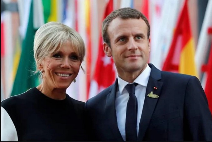 Vợ chồng Tổng thống Pháp Emmanuel Macron tại Hội nghị G20 ở Đức năm 2017. Ảnh: Reuters. 
