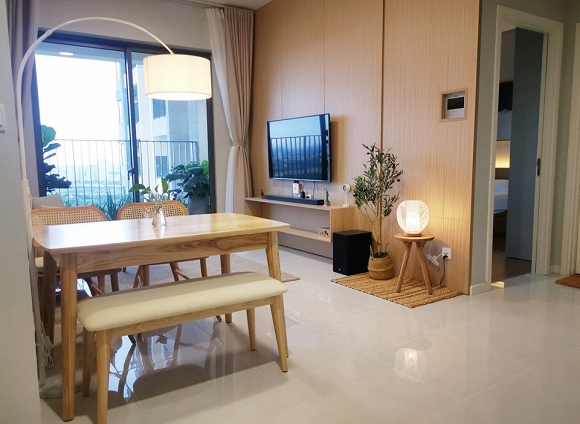 4.Không gian thoáng mát bên trong căn hộ mới của Hoa hậu Trần Thị Quỳnh2