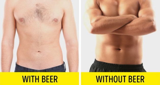 Uống bia, rượu  Nếu bạn muốn xây dựng cơ bắp, hãy từ bỏ thói quen uống bia, rượu sau khi tập.