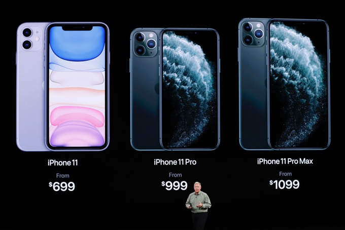 Ba model iPhone mới của Apple được giới thiệu tối qua. Ảnh: BI. 
