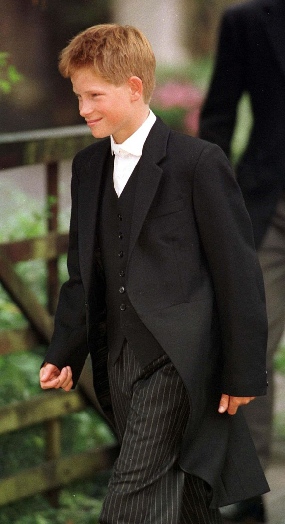 Hoàng tử Harry mặc đồng phục tương tự.
