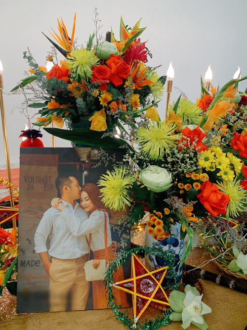 Hôn lễ của Lê Bá Tài, 28 tuổi, nhân viên văn phòng và Trần Ánh Vẹn, 24 tuổi, kinh doanh mỹ phẩm diễn ra ngày 8/9 ở TP HCM. 
