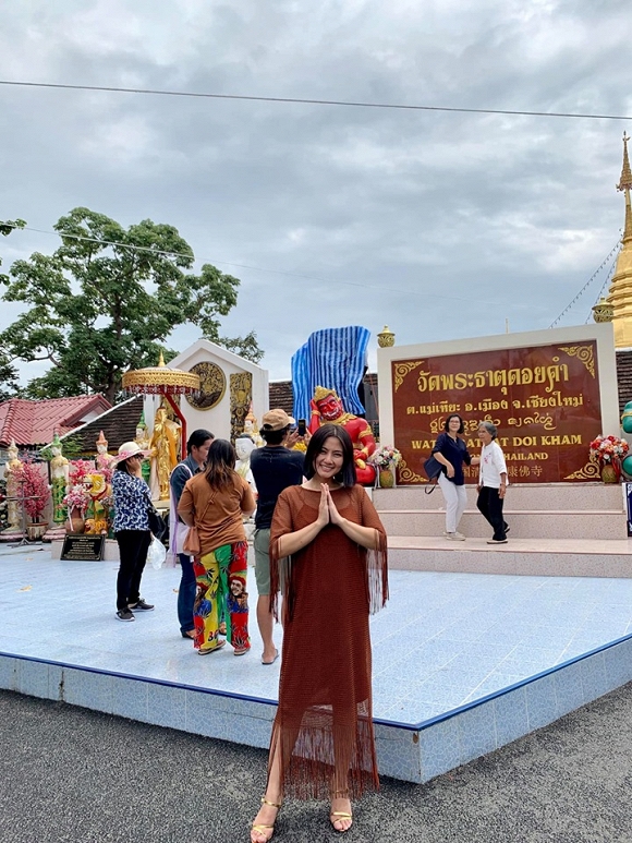 Ngọc Lan và con trai Louis 'đánh lẻ' du lịch Thái Lan2