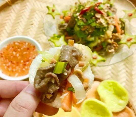 Gỏi bò bóp thấu