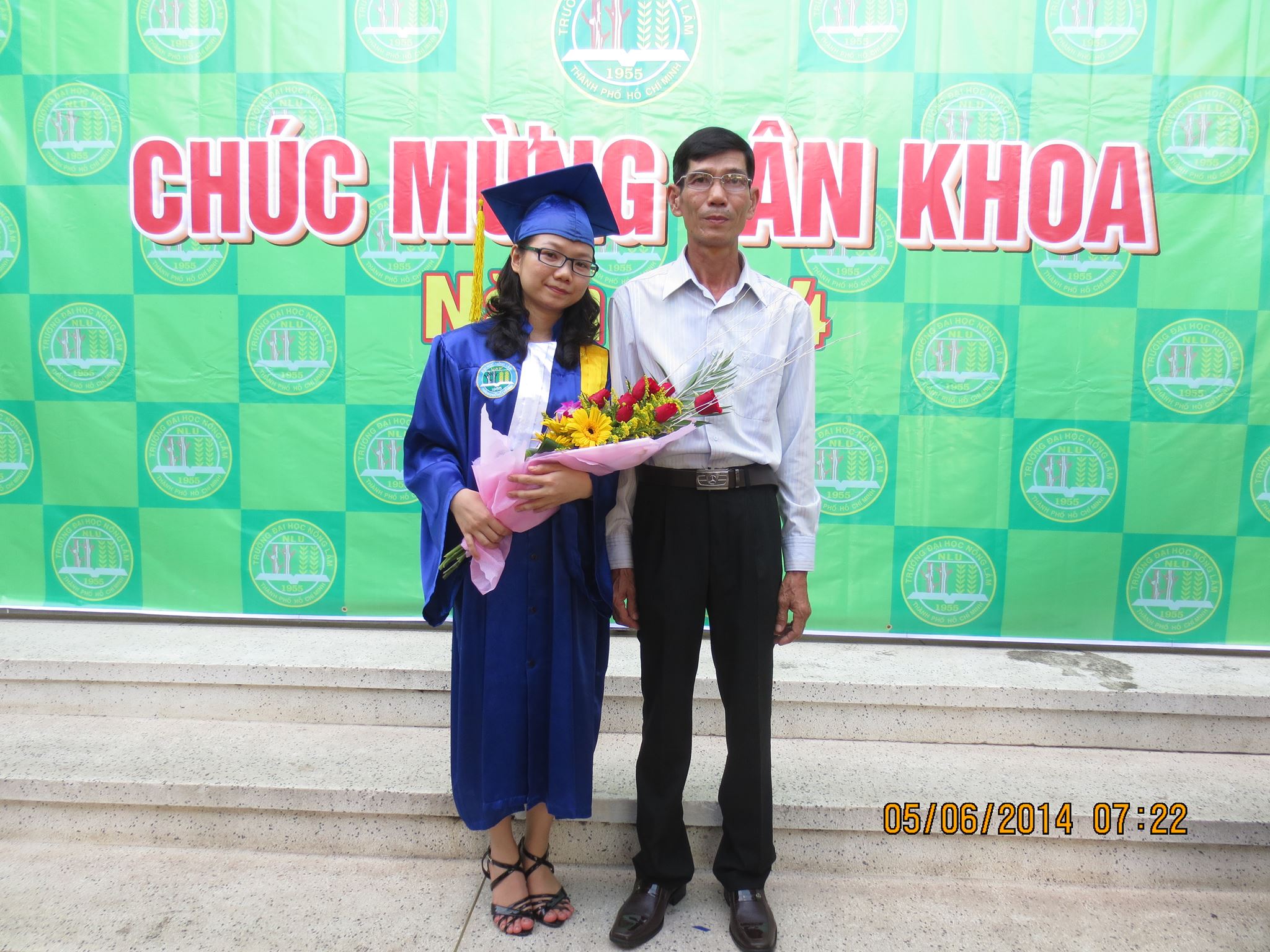 Chị Đặng Thị Như Hà trong ngày tốt nghiệp đại học