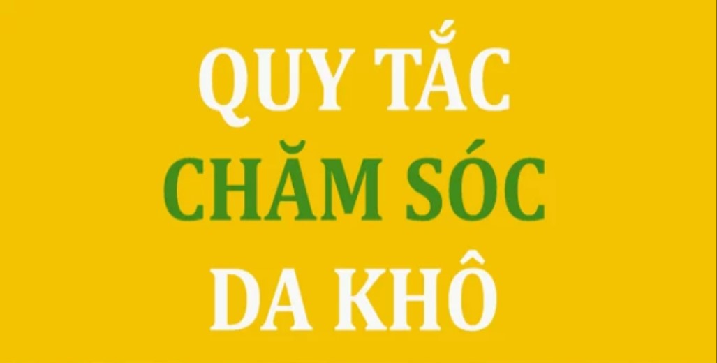 2. quy tắc chăm da khô