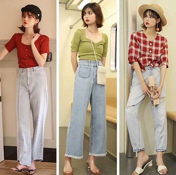 Quần jeans dáng rộng sẽ giúp bạn trở nên cá tính, hiện đại hơn bao giờ hết. Ngày đi chơi, đi học hay đi làm bạn có thể "đổi gió" với chiếc quần hấp dẫn này.