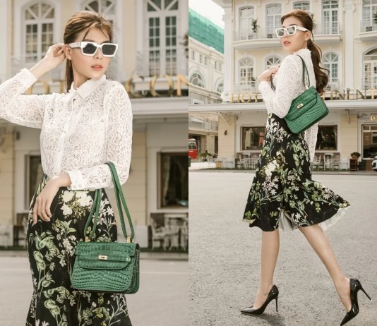 Thúy Diễm phối đồ mùa thu