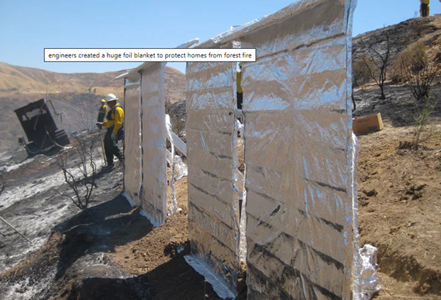 5. Lớp phủ chống lửa – Phương pháp mới bảo vệ ngôi nhà do cháy rừng