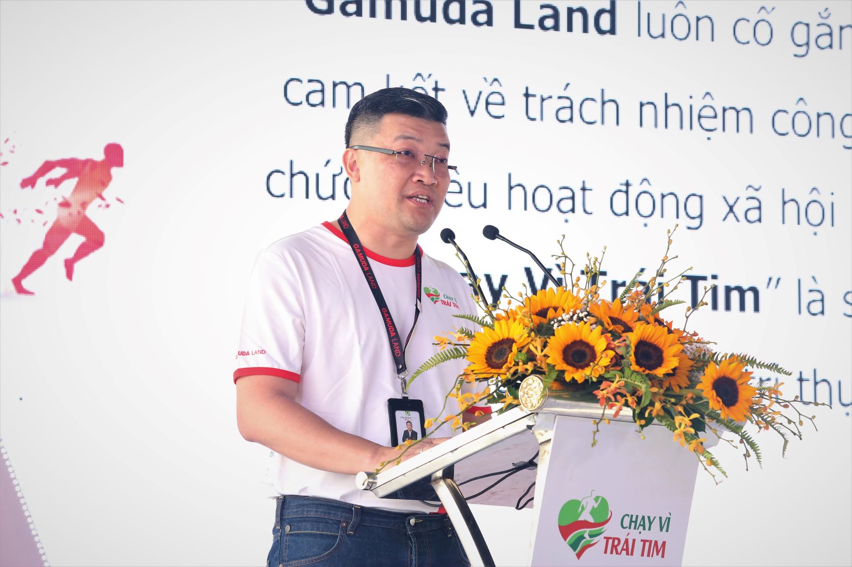 Ông Wyeren Yap Vooi Soon - Tổng giám đốc Gamuda Land TP.HCM phát biểu khai mạc chương trình