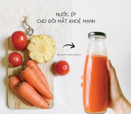 6 công thức nước ép giữ da sáng, dáng xinh