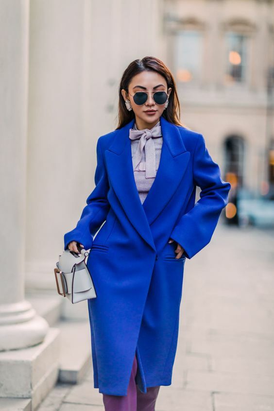 9. Mix đồ với màu blue hợp xu hướng 20201