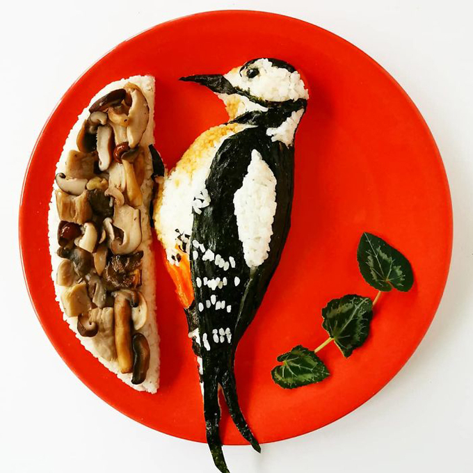 Nghệ thuật tạo hình đĩa thức ăn hình con vật10