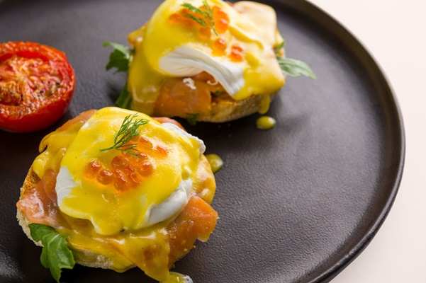 Salmon Egg Benedict