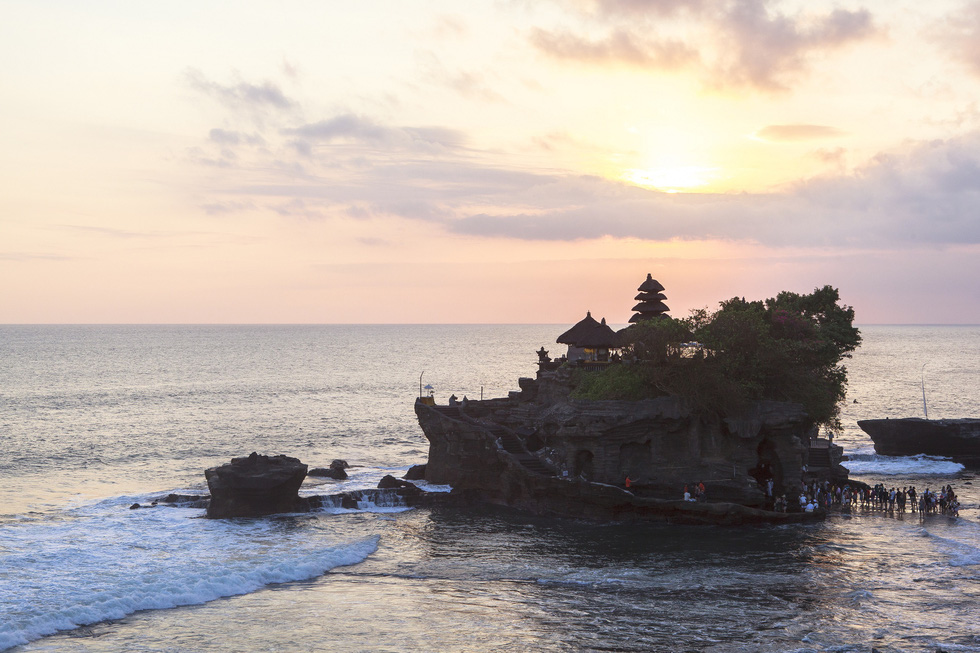 Hoàng hôn ở Bali - Ảnh: NGUYỄN HOÀNG BẢO