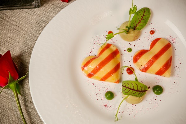 Homemade Apulia burrata tortelli with smoked eggplant and organic tomato