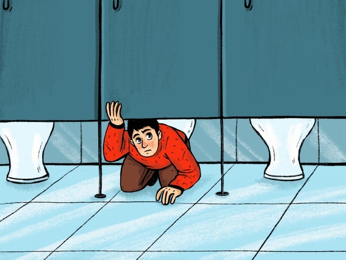 Tại sao cánh cửa nhà vệ sinh công cộng không thiết kế kín5