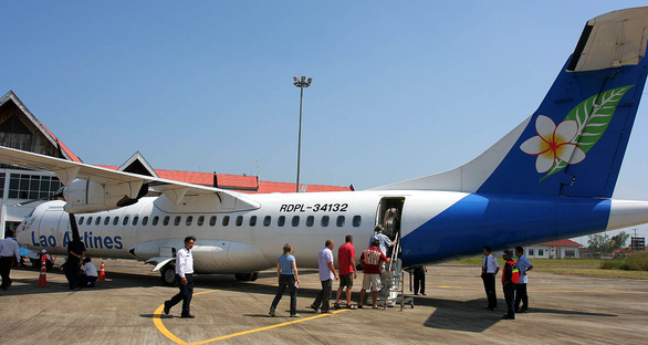 Máy bay ATR 72 của Lao Airlines - Ảnh: Jialiang Gao - Wikipedia