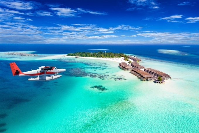 Một khu nghỉ ở Maldives. Ảnh Shutterstock