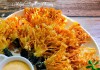 Nấm kim châm cuộn rong biển chiên giòn