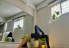 Thu Trang nâng cao sức khỏe mùa dịch bằng cách tập thể thao