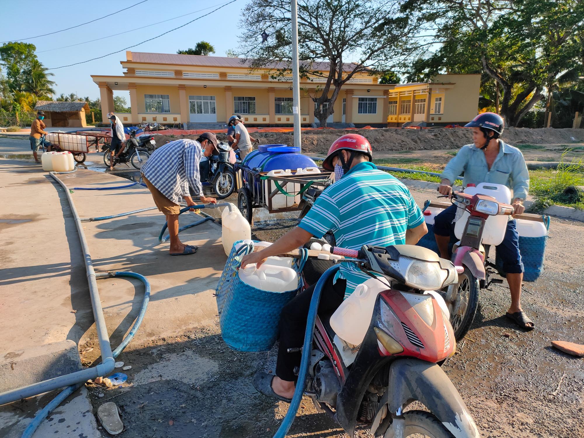 Tiền Giang là một trong những tỉnh chịu ảnh hưởng khá nặng nề của hạn mặn