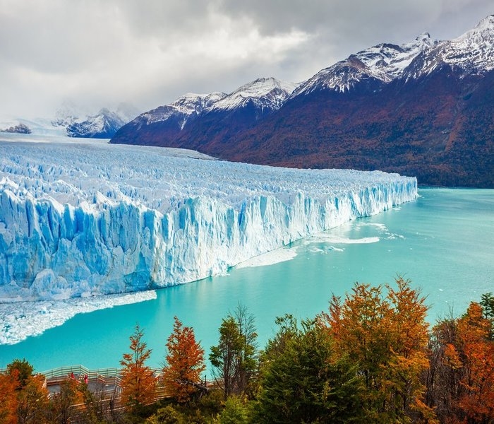 The Perito Moreno Glacier is a glacier located in the Los Glaciares National Park in Santa Cruz Province Argentina. Its one of the most important tourist attractions in the Argentinian Patagonia.
