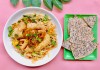 Gỏi đu đủ da heo chiên phồng