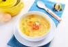 2 cách nấu cháo trứng gà bí đỏ cho bé ăn dặm tuyệt ngon, dễ làm