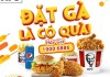 Đặt gà là có quà cùng KFC