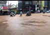 Đường phố Đà Lạt ngập thành sông sau cơn mưa lớn