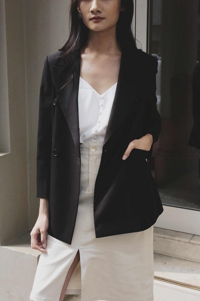 Áo blazer nữ oversized twill